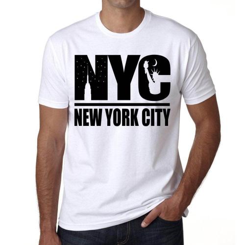 Homme Tee-Shirt Ville De New York - New York City - T-Shirt Graphique Éco-Responsable Vintage Cadeau Nouveauté