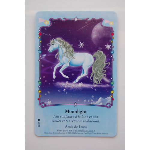 Carte Bella Sara - Moonlight - 22/55 - Lumieres Des Etoiles