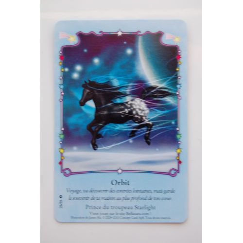 Carte Bella Sara -  Orbit - 25/55 - Lumieres Des Etoiles