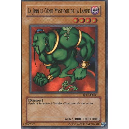 Carte Yu-Gi-Oh! "La Jinn Le Génie Mystique De La Lampe" Super Rare Rp01-Fr085