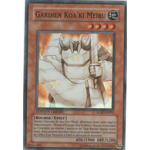 Carte Yu-Gi-Oh! "Gardien Koa'ki Meiru" Super Rare Rgbt-Frpp3