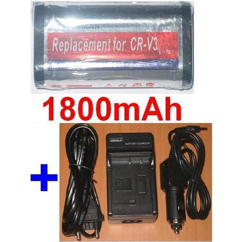 Chargeur + Batterie Pour SAMSUNG Digimax A6 A400 **1800mAh**