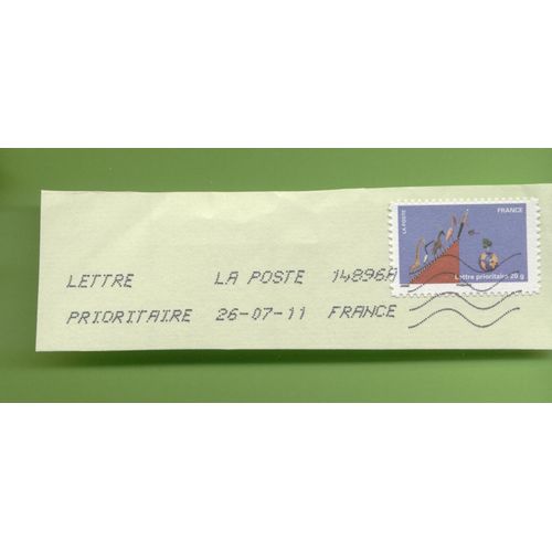 Timbre Oblitéré Used Stamp Fête Du Timbre 2011 Carnet De 12 Timbres Auto-Adhésifs Timbre 7 France 2011 Wns N° Fr027.11