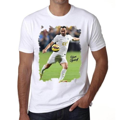 Homme Tee-Shirt Youri Djorkaeff T-Shirt Graphique Éco-Responsable Vintage Cadeau Nouveauté