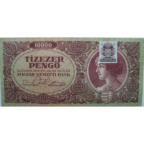 Billet 10000pengö 1945  Hongrie