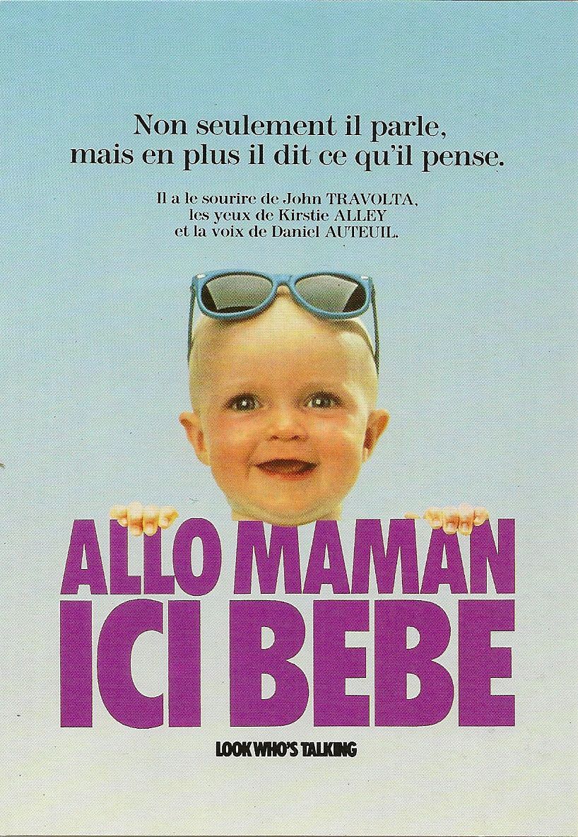 Carte Postale Publicitaire Allo Maman Ici Bebe Look Who S Talking Avec John Travolta Et Kirstie Alley Rakuten