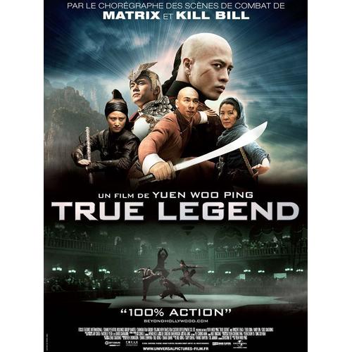 True Legend (Su Qi-Er) - Véritable Affiche De Cinéma - Format 40x60 Cm - De Woo-Ping Yuen  Avec David Carradine, Michelle Yeoh, Man Cheuk Chiu - Année 2011