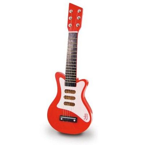 Guitare Rock Rouge Et Rose