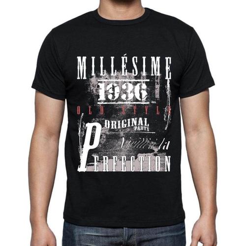 Homme Tee-Shirt Vieilli À La Perfection Millésime 1936 88 Ans T-Shirt Graphique Idée Cadeau 88e Anniversaire Vintage Année 1936 Nouveauté