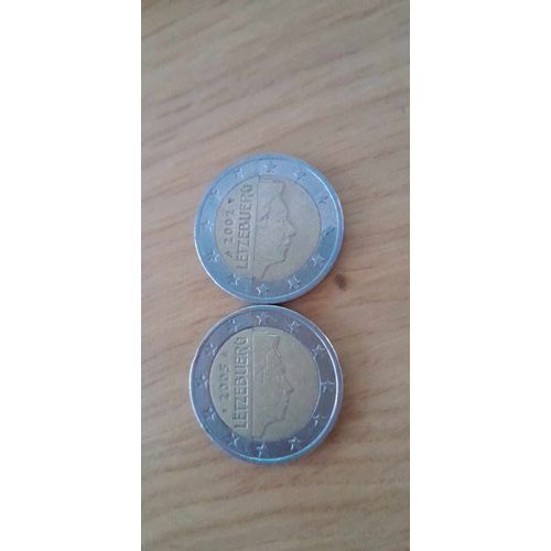Pièce De 2 Euros Letzebuerg 2002-2005