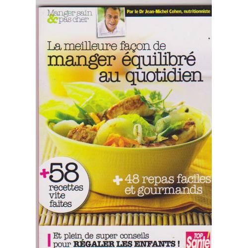 Mini Livre Top Sante 236  Manger Sain Et Pas Cher 58 Recettes