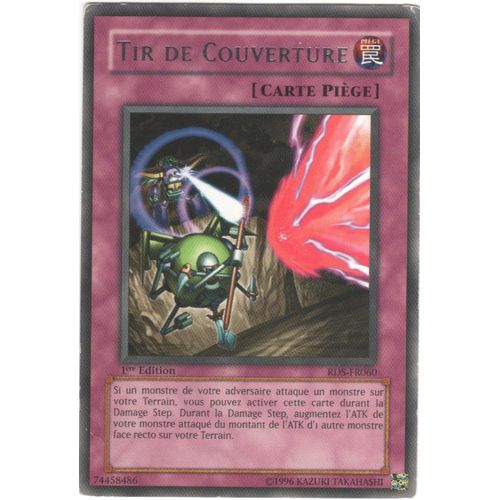 Carte Yu-Gi-Oh! "Tir De Couverture" Rare Rds-Fr060