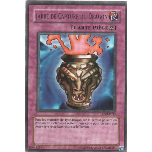 Carte Yu-Gi-Oh! "Jarre De Capture Du Dragon" Rare Ldd-F035