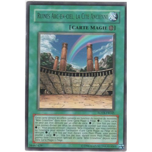 Carte Yu-Gi-Oh! "Ruines Arc-En-Ciel, La Cité Ancienne" Rare Fotb-Fr045