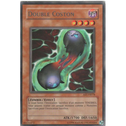 Carte Yu-Gi-Oh! "Double Coston" Rare Ast-Fr078