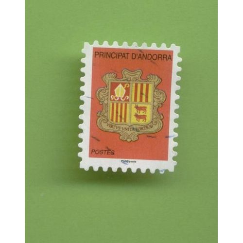 Timbre Oblitéré Used Stamp Selo Carimbado Principat D¿Andorra Blason Andorre 2007 Wns N° Xd006.07