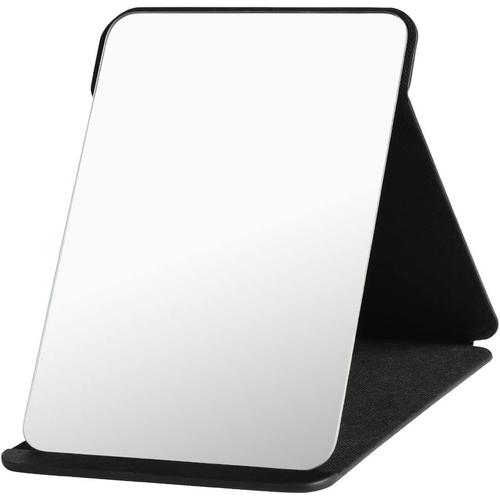 Miroir de Maquillage Portable Table Miroir Pliable Super HD Miroir Multi Angle Miroir Pliant en Cuir PU Facile à Transporter Miroir de Voyage Ultra Fin et Durable Pliable 25.5x18cm