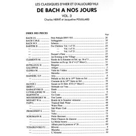 de Bach à nos Jours - Volume 1A - Partition - Piano