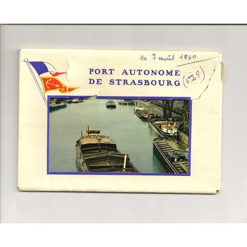 Lot 6 Cartes Postales Port Autonome De Strasbourg (Bas-Rhin, Alsace) 1960