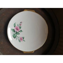 Plat À Dessert Avec 6 Assiettes, Vintage En Porcelaine De Limoges
