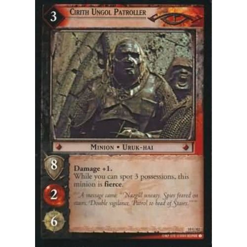 Cirith Ungol Patroller - 10u82 - Mount Doom - Lotr Decipher