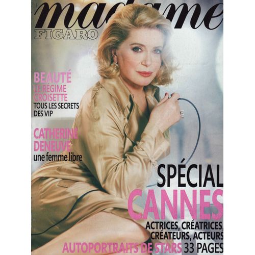 Madame Figaro / 10-05-2008 N°19836 : Catherine Deneuve (6p) - Sophie Marceau (2p)