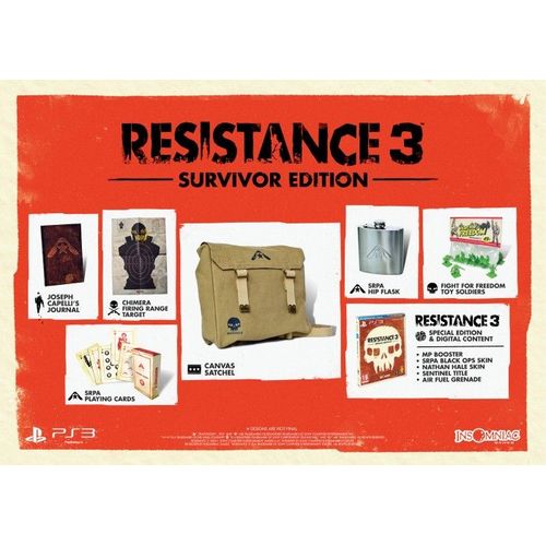 Resistance 3 Survivor Edition Ps3