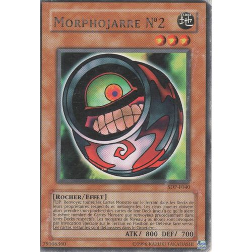 Carte Yu-Gi-Oh! "Morphojarre N°2" Rare Sdp-F040