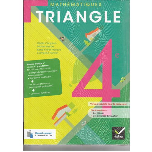 Triangle 4ème -  Version Spéciale Pour Le Professeur