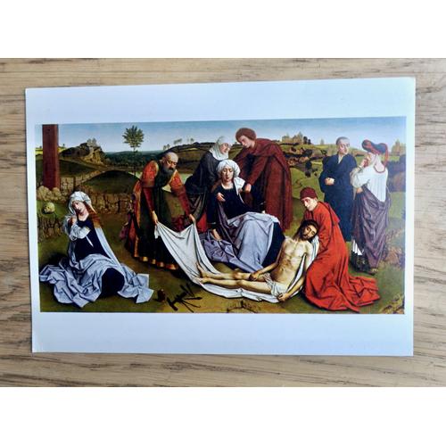 Carte Postale Tableau, Peinture Petrus Christus . Pieta. Musées Royaux Des Beaux-Arts De Belgique. Bruxelles