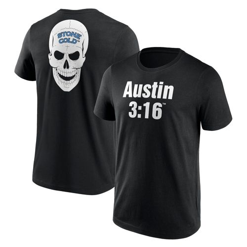 T-Shirt Wwe Stone Cold Steve Austin 3:16 Retro - Noir - Homme