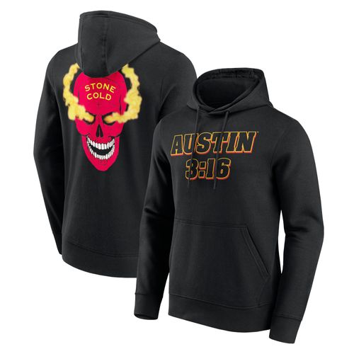 Sweat Capuche Wwe Stone Cold Steve Austin Red Skull - Noir - Homme
