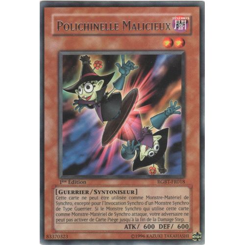 Carte Yu-Gi-Oh! "Polichinelle Malicieux" Rare Rgbt-Fr018