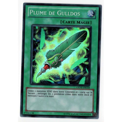 Yu-Gi-Oh ! Plume De Gulldos Genf-Fr058 Super Rare 1ère Ed