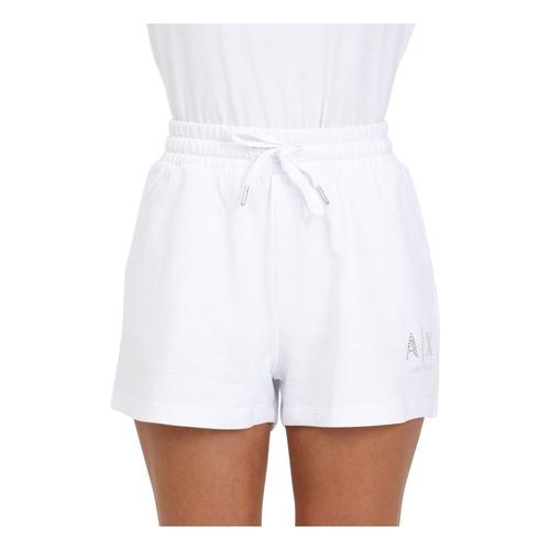 Armani Exchange - Shorts > Short Shorts - White