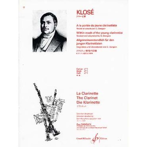Klosé : À La Portée Du Jeune Clarinettiste Vol 1 - Billaudot
