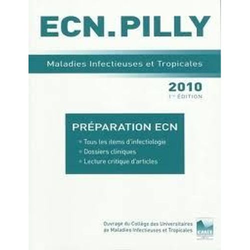 Ecn Pilly - Maladies Infectieuses Et Tropicales