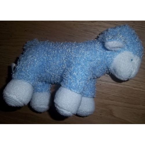 Doudou Peluche Mouton Bleu Avene Pediatril