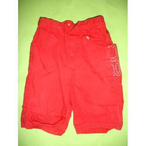 Pantalon Obaïbi Rouge - Taille 23 Mois