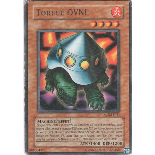 Carte Yu-Gi-Oh! "Tortue Ovni" Rare Mdm-F081