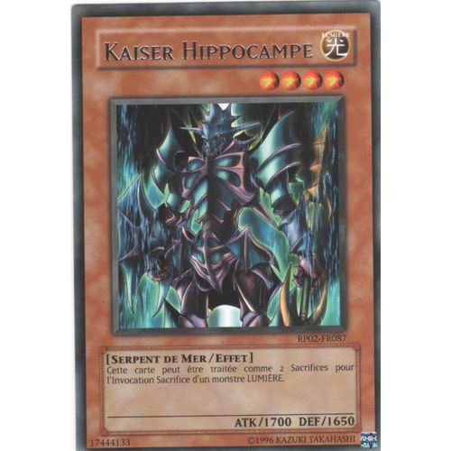 Carte Yu-Gi-Oh! "Kaiser Hippocampe" Rare Rp02-Fr087