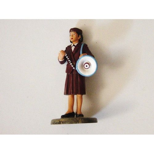 Agent De Prevention Feminin Avec Porte-Voix.Tokio.Japon.2000