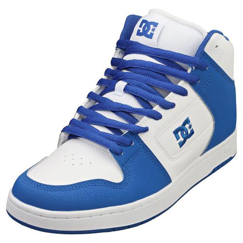 Dc Shoes Manteca 4 Hi Baskets Patin Bleu Blanc