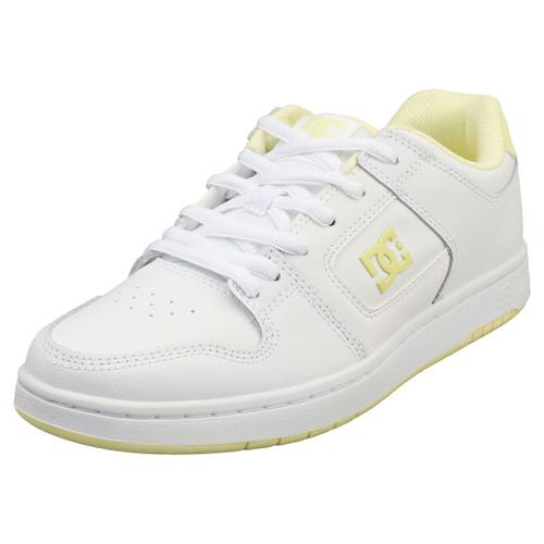 Dc Shoes Manteca 4 Baskets Patin Blanc Jaune