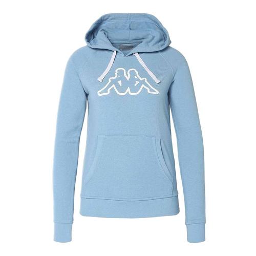 Sweat À Capuche Bleu Femme Kappa Belle Slim