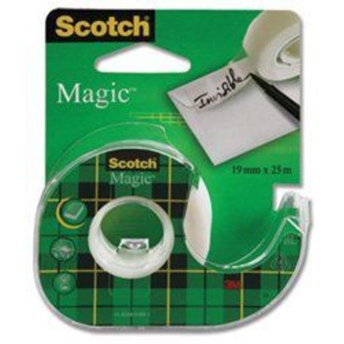 Scotch - Magic 810 - Ruban Adhésif Invisible Sur Dévidoir Plastique - 19mm X 25m
