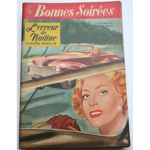 Bonnes Soirées N° 1604  Du 2 Novembre 1952