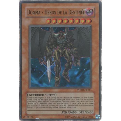 Carte Yu-Gi-Oh! "Dogma - Héros De La Destinée" Super Rare Potd-Fr014
