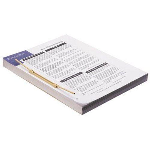 Fast Treillet - Boîte De 100 Attaches Plastique Pour Archivage/ Documents Perforés