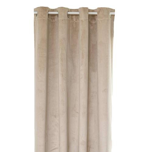 Rideau Occultant Velours - 140 X 260 Cm - Beige